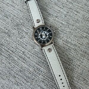 Juicy Couture | Vintage White Leather Strap Women's Watch
